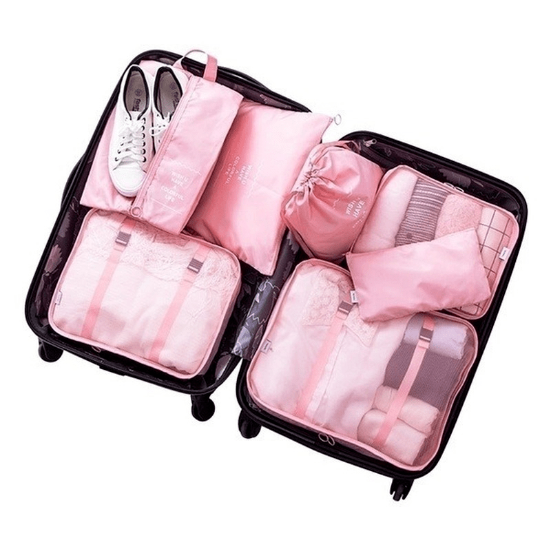 Kit de Bolsa Organizadora de Mala Para Viagem