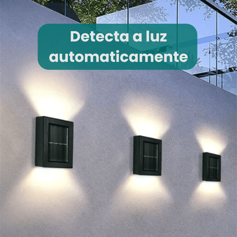 Kit Luminárias LED Recarregáveis com Luz Solar