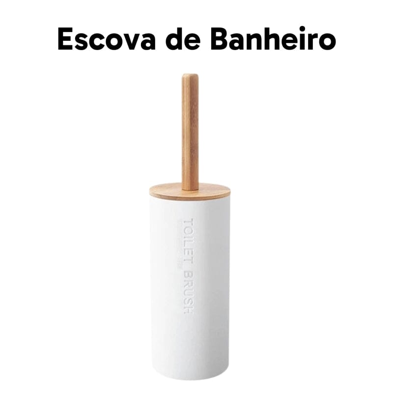 Kit para Banheiro Bambu Luxo - 6 Peças