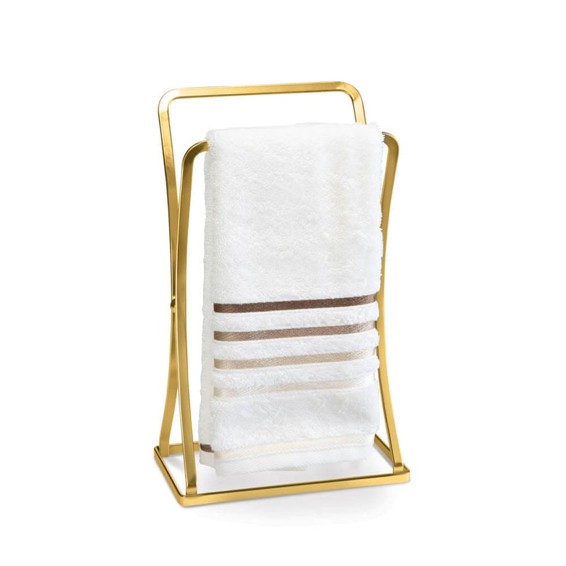 Porta Toalha de Rosto para Bancada Dourado